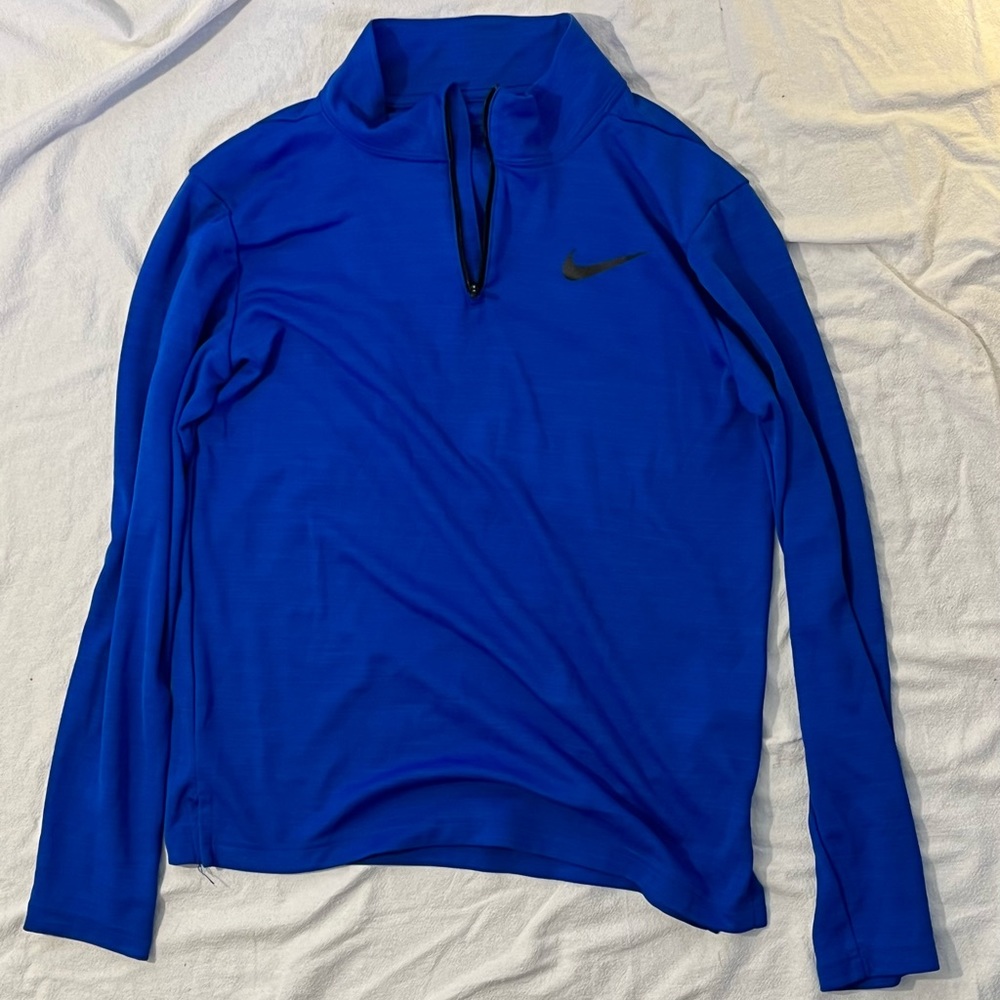 Athletic 1/4 Zip | Blue, Small, Nike